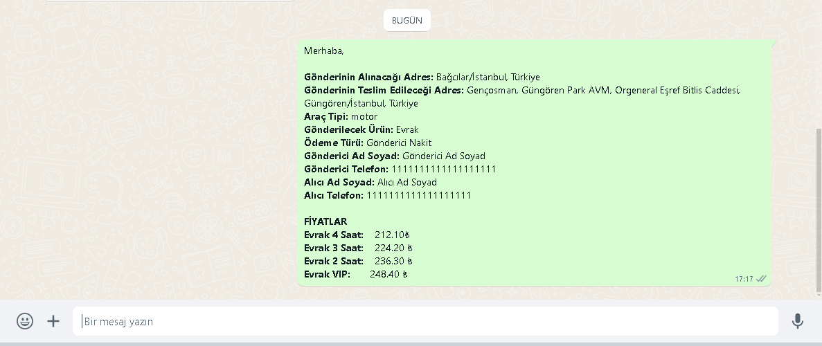 İstebirkurye